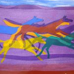 Herd-2010-acrylic-on-paper-22.5-X-30in. (Horses Gallery)